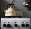 Kitchen Stove with Kettle